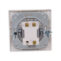 Выключатель Smartbuy 2-клавишный 10А белый Венера SBE-01w-10-SW2-0
