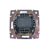 Выключатель Smartbuy 1-клавишный с индикатором 10А бежевый Нептун SBE-05i-10-SW1-1