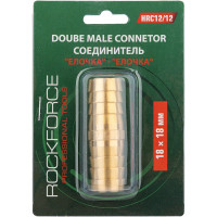 Соединитель елочка+елочка (18x18 мм) ROCKFORCE RF-HRC12/12(26141)