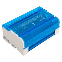 Шина TDM ELECTRIC N нулевая на DIN-рейку в корпусе 4х15групп SQ0801-0011