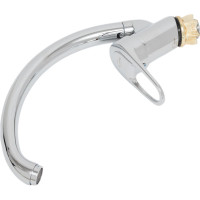 Смеситель для раковины с поворот изливом 360 градусов, xромированный Solone KAD4-A043