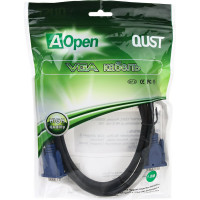 Кабель AOpen/Qust монитор-SVGA card 15M-15M 1,8м 2 фильтра ACG341AD-1.8M