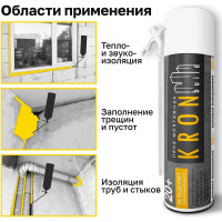 Бытовая монтажная пена Kronbuild 20+ FH200