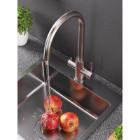 Смеситель для кухни Agger Zest никель A0700733