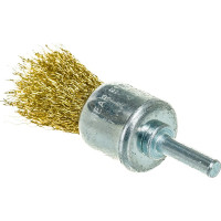 Кордщетка венчик Flex 207-210 (25 мм; d6; латунированная волнистая проволока) HAMMER 62125