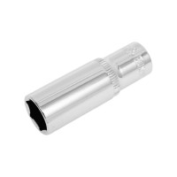 Головка торцевая глубокая 6-гранная (12 мм; 1/4DR) ROSSVIK  SD061412