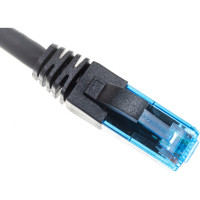 Шнур NIKOMAX U/UTP 4 пары, Кат.6, 7х0,205мм, черный, 0,15м NMC-PC4UE55B-001-C-BK