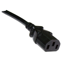 Шнур питания LANMASTER C13-Schuko, 3х0.75, 220В, 10А, черный, 2 метра LAN-PPC-10A-2.0 LAN-PP13/SH-2.0-BK