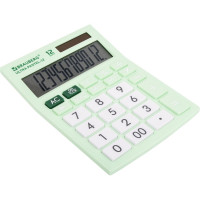Настольный калькулятор BRAUBERG ULTRA PASTEL-12-LG 192x143 мм, 12 разрядов, мятный, 250504