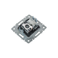 Двойная розетка IEK Brite tv+rj45 ртв/рк12-брж категория 5e, жемчуг BR-AK20-1-K36