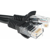 Литой многожильный патч-корд Гарнизон CCA light UTP категория 5e, 5м, (черный), PC-UTP-5e-5-BK