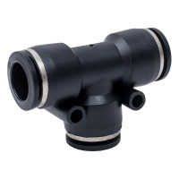 Фитинг тройник трубки ПВХ PUT12 12 мм, 5 шт ДАЛИ-авто 21899