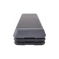 Быстросборная обрезиненная трехуровневая степ-платформа Starfit SP-205 108x41.5x20 см УТ-00019260