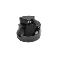 Подставка-органайзер BRAUBERG Round 6 отделений, 130x130x90 мм, черная 238100
