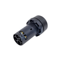Кнопка управления SB7-CW3462 TDM ELECTRIC с возвратом 1НЗ d22 мм 24 В LED красная IP54 SQ0746-0028