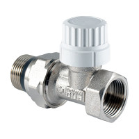 Термостатический клапан радиатора PROFACTOR прямой, с преднастройкой и уплотнением, 3/4" PF RVT 981UR