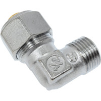 Угольник Giacomini 90, Н, 1/2, 16x2, латунь, хромированный R562MX048