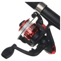 Рыболовный набор FISHING удочка, 1.8м, тест 10-30 гр, катушка, леска, грузила, бусины AZOR 149-110