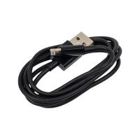 Дата-кабель More Choice Smart USB 2.4A для Lightning 8-pin ТРЕ 1м K42i Black