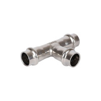 Равнопроходной тройник ROMMER впр, 15, из нержавеющей стали, прессовой Rss-0013-000015 RG0091KSNOIOI3