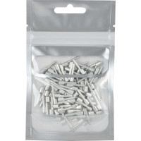 Штифтовой плоский наконечник IEK НШП 2,5–12 без изоляции (100шт/упак) UNN10-D25-12