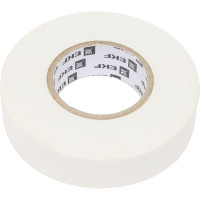 Изолента EKF 0,18x19 мм, 20 м, белая, 10 шт. plc-iz-a-w
