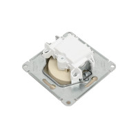 Розетка Systeme Electric Atlasdesign песочный, без заземления, 16а ATN001241