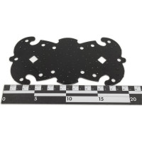 Декоративная фигурная пластина Tech-Krep 205-100 матовый черный, накл. 148345