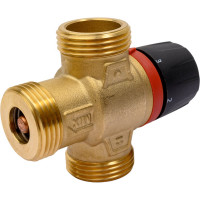 Термостатический смесительный клапан для систем отопления и гвс ROMMER 1" нр 30-65с kv 2,3 (центральное смешивание) RG0092NU9FV1H9