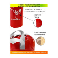 Детский игровой набор Absolute Champion Я-Чемпион 4 кг, красный перчатки, груша АЧ 10571