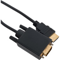 Кабель ExeGate-переходник HDMI-VGA EX-CC-HDMIM-VGAM-1.8 19M 15M, 1,8м 284928