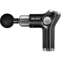 Массажер для тела, массажный пистолет BRADEX compact, 4 насадки KZ 1424