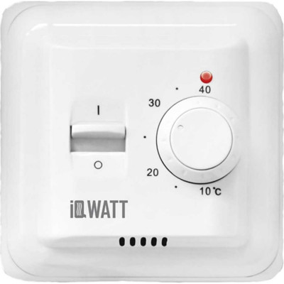 IQWATT Терморегулятор для теплого пола с ручным управлением IQ THERMOSTAT M (белый) 401