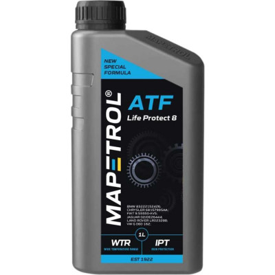 Трансмиссионное масло MAPETROL ATF LIFE PROTECT 8 MAP0175