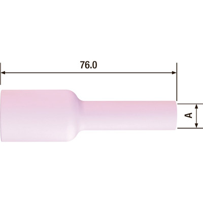 Керамическое сопло для газовой линзы №6L ф10 FB TIG 17-18-26 FUBAG FB54N16L