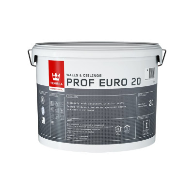 Краска для влажных помещений Tikkurila Prof Euro 20 700009645