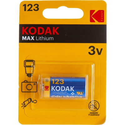 Литиевая батарейка KODAK CR123 K123LA Б0005146