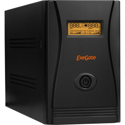 ExeGate ИБП SpecialPro.Smart.LLB-2000.LCD.AVR.C13.RJ.USB.2000VA/1200W.LCD.AVR.6C13RJ45/11USB.285517