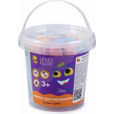 Лео Играй Мелки для рисования 7 цв 462206