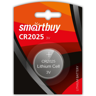 Smartbuy Элемент питания литиевый CR2025 SBBL-2025-1B