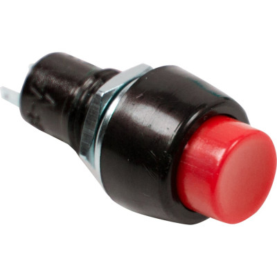 REXANT Выключатель-кнопка 250v 2а (2с) off-(on) б/фикс красная micro (pbs-20в) 36-3080