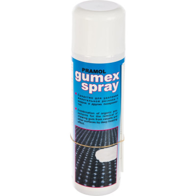 Средство-заморозка для удаления жевательной резинки Pramol GUMEX SPRAY 4034.301