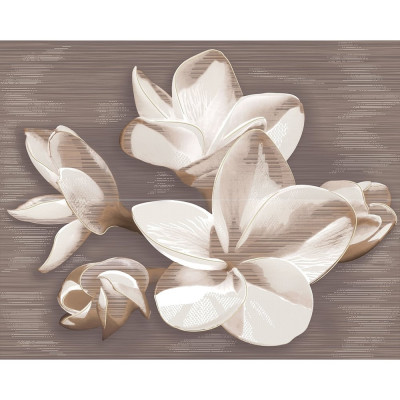 Azori Ceramica Azori панно 50,5x40,2 amati plumeria alba (2 шт) - 584192003