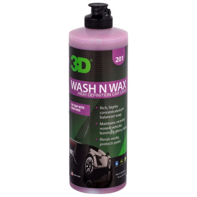 Автошампунь 3D Wash N Wax 201OZ16 020515 