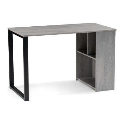 Woodville мр письменный стол битти лофт 116x60x75 бетон / черный матовый 495411
