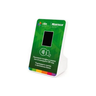 MERTECH Терминал оплаты СБП (NFC, QR, 2,4 inch, green) 1990