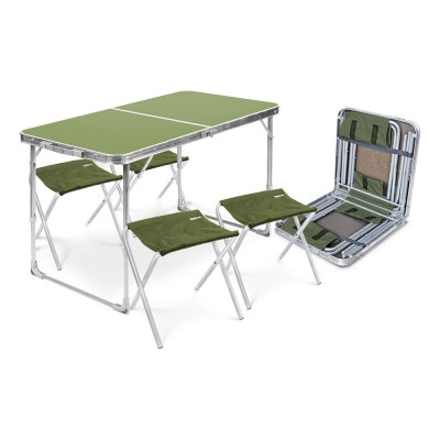 Складной набор мебели ССТ-К2/2, темно-зеленый Nika ССТ-К2/2 хаки-хаки