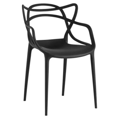 Стул Груп Стул для кухни обеденный masters, пластик черный Y824 black
