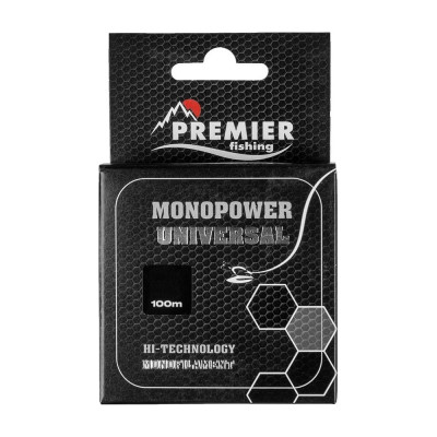 Premier fishing Леска monopower universal 0,14mm/100m clear nylon (pr-mu-t-014-100) 00000281058