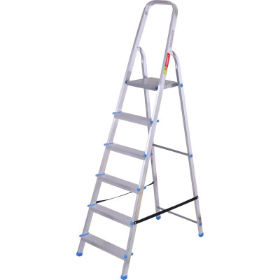 Алюминиевая стремянка LadderBel 6 ступеней STR-AL-6